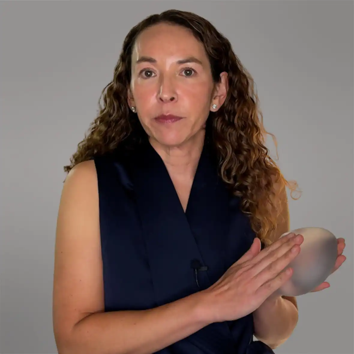 Thumbnail from video of Dr. Joyce Aycock talking about Motiva Ergonomix implants used with the Preservé breast augmentation technique.